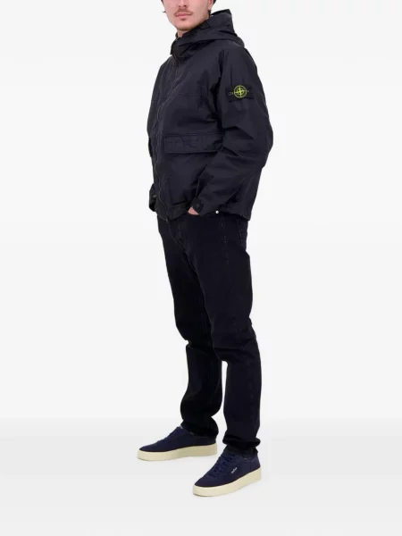 Geacă Stone Island cu strasuri albastru