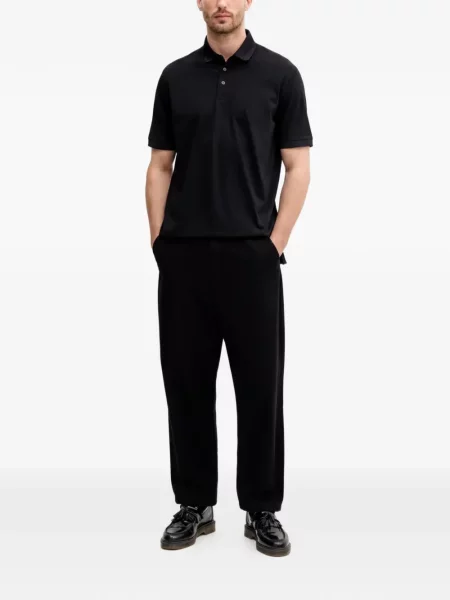 Tricou polo Armani Exchange negru