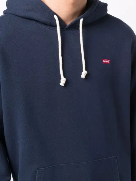 Hanorac cu glugă Levi's® cu autograf albastru
