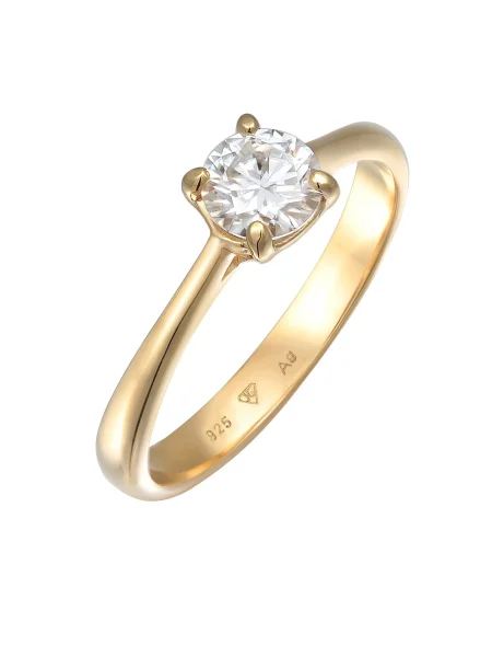 ELLI PREMIUM Prstan / transparentna zlata