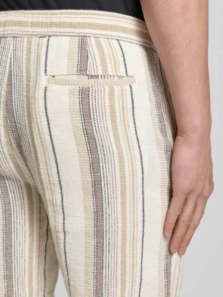 Szorty w kroju regular fit z czystej bawełny model REGCAL' Selected Homme beżowe