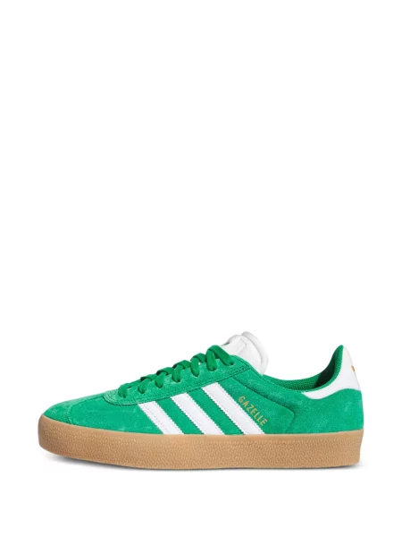 Fűzős csipkés sneaker Adidas Gazelle zöld