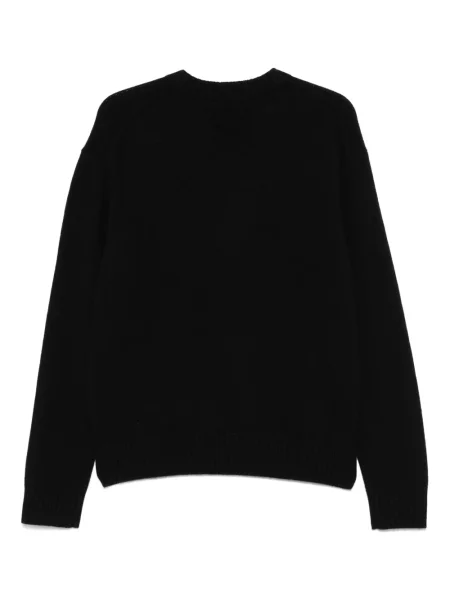 Pulover Frame din cașmir cu decolteu rotund negru