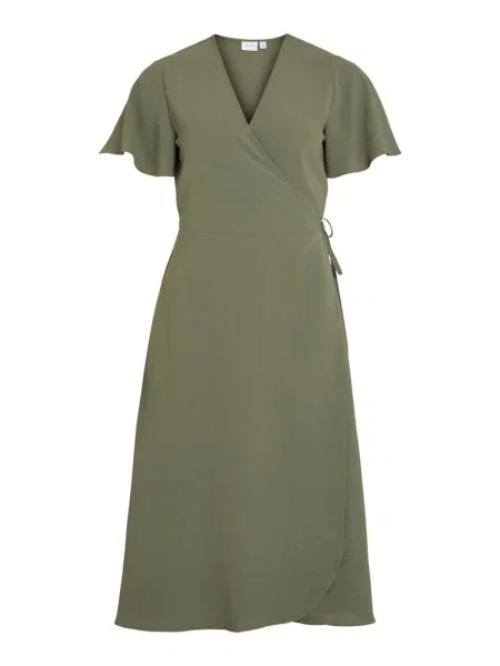 VILA Rochie Lovie oliv