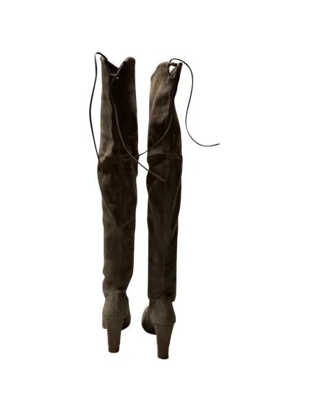 Semišové kozačky Stuart Weitzman hnědé
