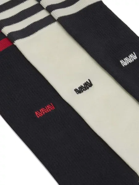 Șosete Adidas cu dungi alergare tricotate roșu
