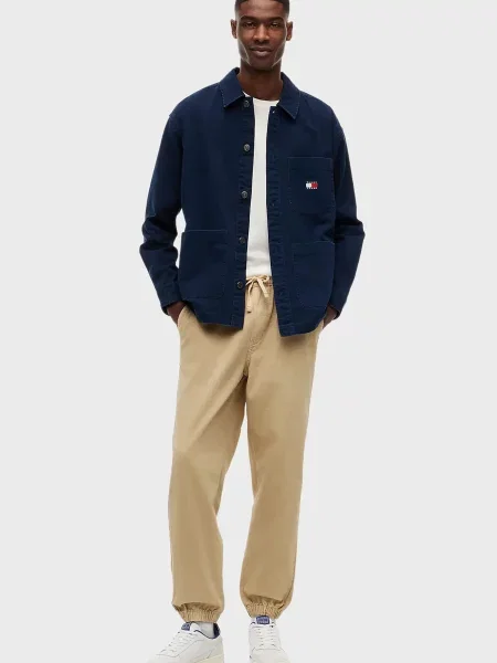 Джинсовая рубашка Tommy Jeans синяя