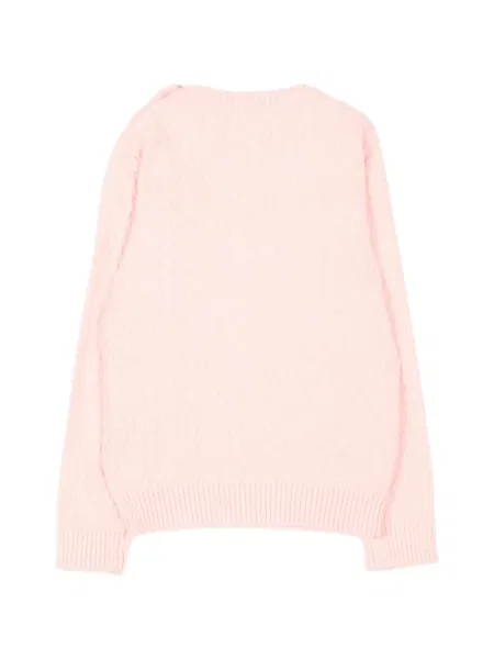 Sweter dziecięcy Trussardi różowy
