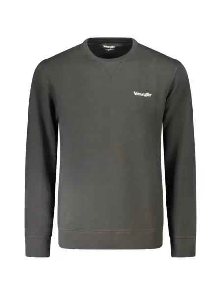 Hanorac crewneck Wrangler cu imagine cu decolteu rotund gri