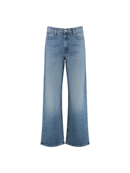 Proste jeansy Mother niebieskie