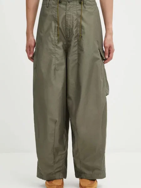 Kalhoty Needles H.D. Pant BDU ve střihu cargo zelená