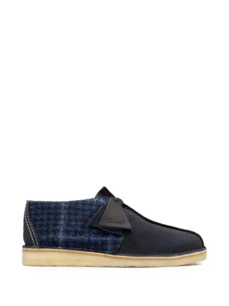 Sneakerși Clarks Originals din tweed albastru