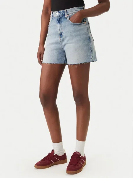 Kratke traper hlače Tommy Hilfiger Jeans plava