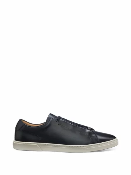 Bőr sneaker Hugo kék