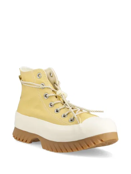 Kožne trčanje tenisice Converse Chuck Taylor All Star s platformom bijela