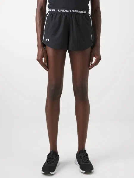 UNDER ARMOUR Sportinės kelnės Play Up juoda balta