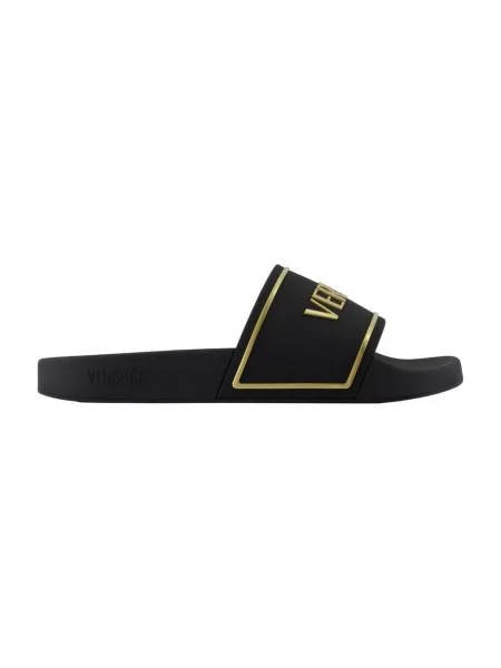 Klapki Versace czarne