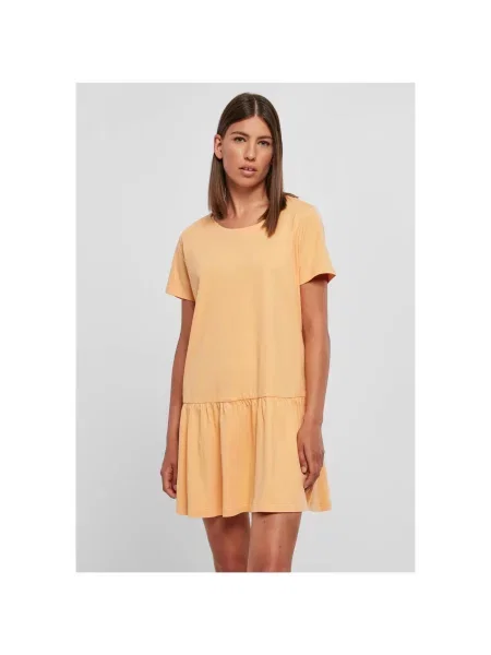 Rochie tip cămașă Urban Classics portocaliu