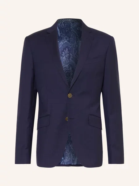 Etro Sako Slim Fit tmavě modrá