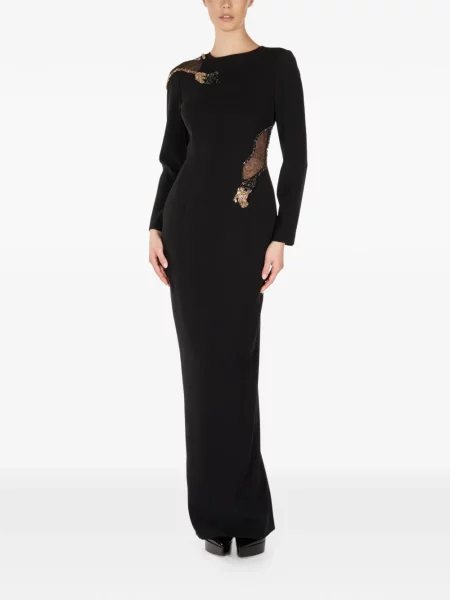Rochie maxi Araftu de costum negru