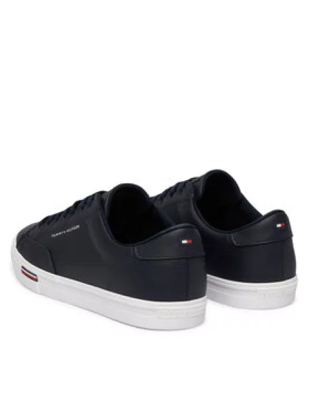 Tommy Hilfiger Teniszcipő Vulc Core Rwb Long Lace Lth Sötétkék kék