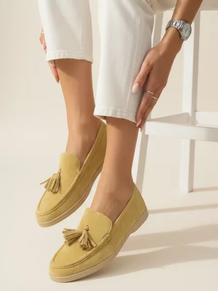 Mokasine Dstreet na rese žuta