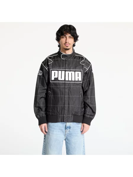 PUMA Kurtka unisex Relaxed Racer Odzież XXL czarny