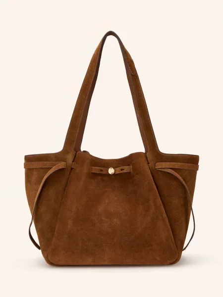 Shopperka Tory Burch brązowa