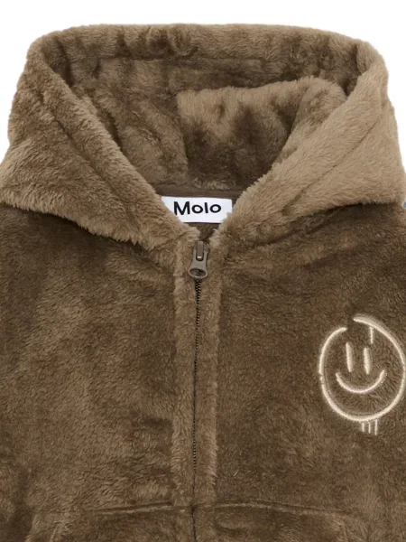 Bluza z kapturem dziecięca Molo brązowa