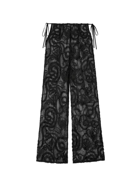 Pantaloni Ganni negru