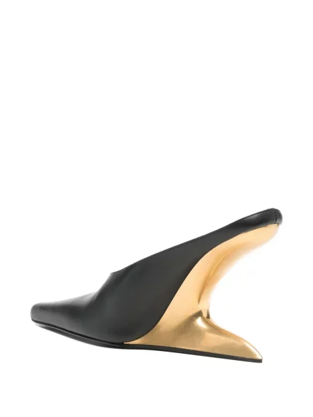 Papuci tip mules Alexander Wang negru