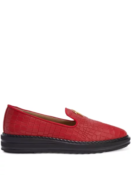 Pantofi loafer Giuseppe Zanotti roșu