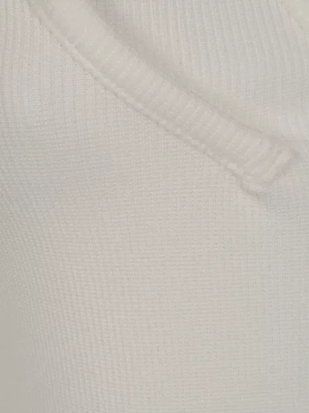 Top Christopher Esber prążkowany biały