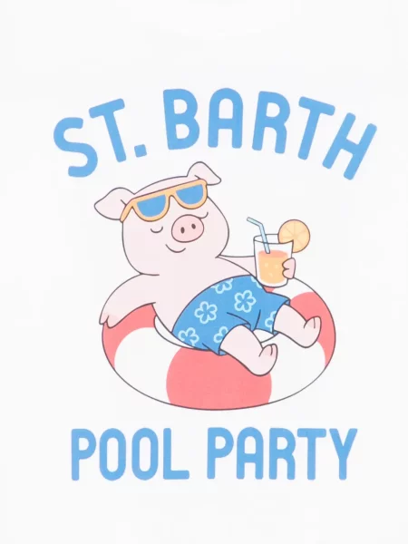 Koszulka dziecięca Mc2 Saint Barth biała