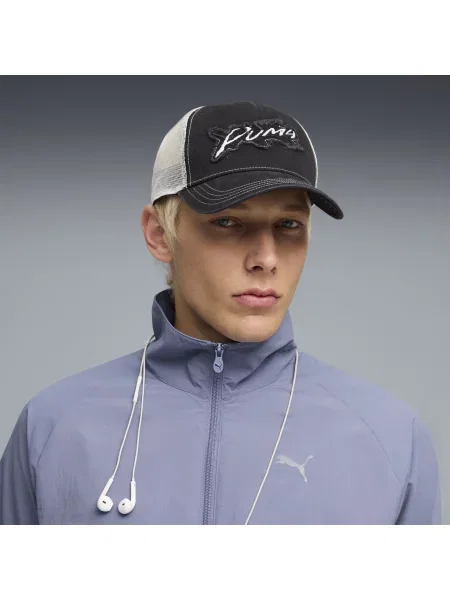 Czapka typu trucker PUMATECH-X Akcesoria OSFA czarny