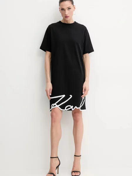Сукня Karl Lagerfeld mini oversize чорний