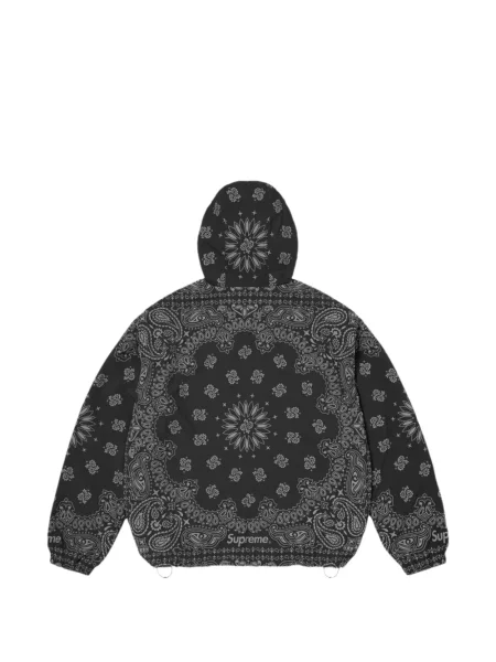 Hanorac cu glugă Supreme cu imagine negru
