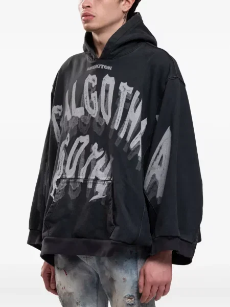 Hoodie Rrr123 με σχέδιο μαύρο