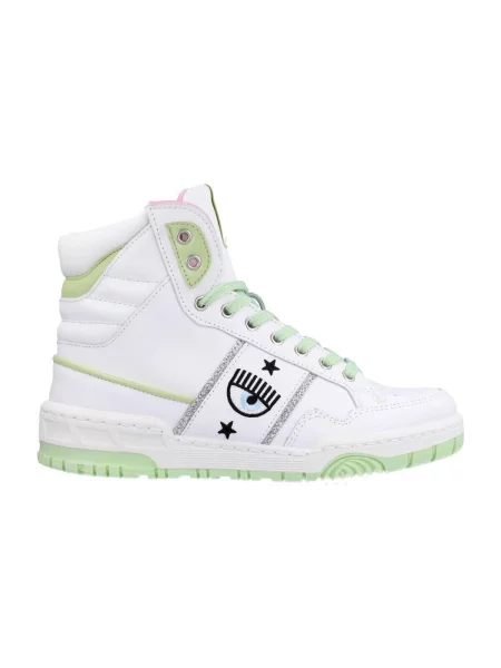 Pantofi Chiara Ferragni alb