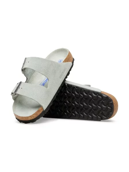 Замшевые шлепанцы Birkenstock