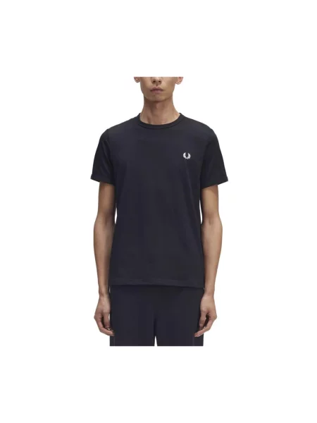 Fred Perry t-shirt Ringer T-Shirt z aplikacją czarny