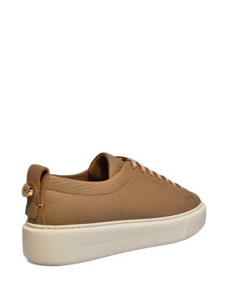 Sneakerși Henderson Baracco din piele cu platformă maro