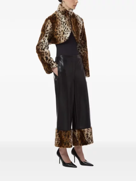 Geacă Apparis cu imagine cu model leopard maro