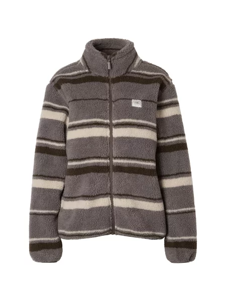 Mazine Jachetă fleece / gri taupe / pământiu bej