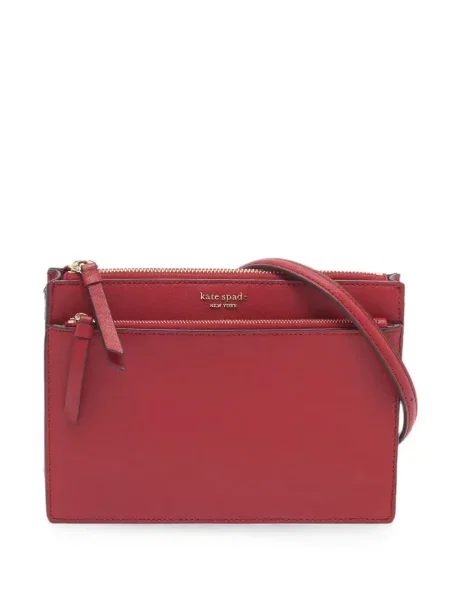 Geanta crossbody Kate Spade streetstyle roșu