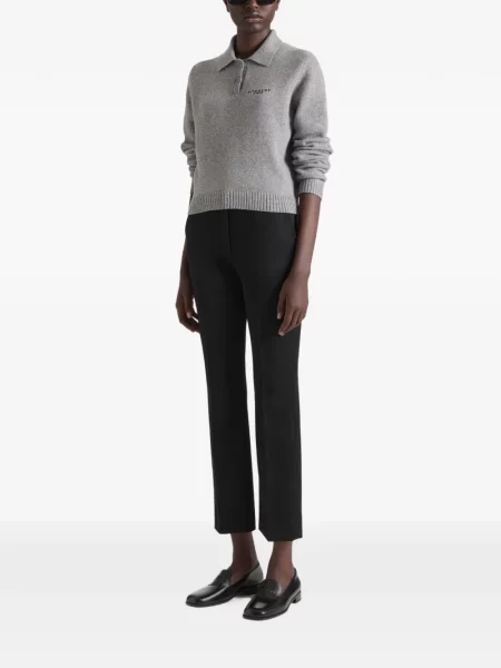 Pantaloni Givenchy din crep negru