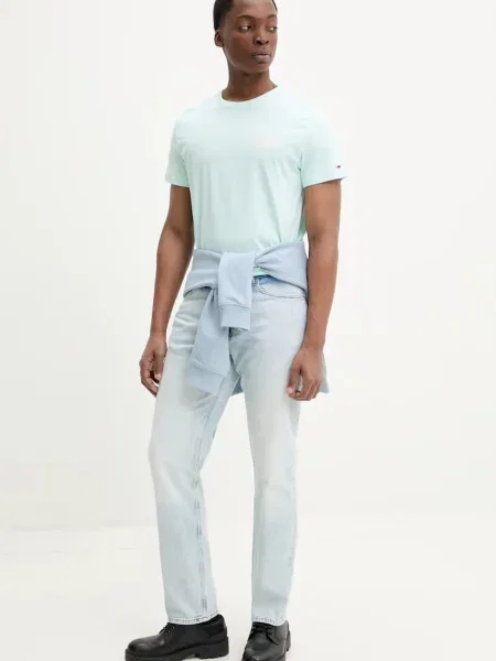 Kavbojke Tommy Jeans modra