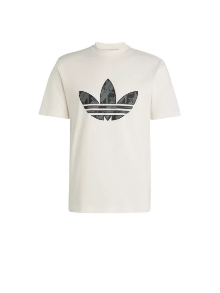 ADIDAS ORIGINALS Tricou gri bazalt / negru / natural alb