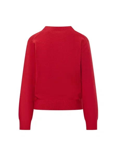 Sweter Kenzo w tygrysie prążki czerwony