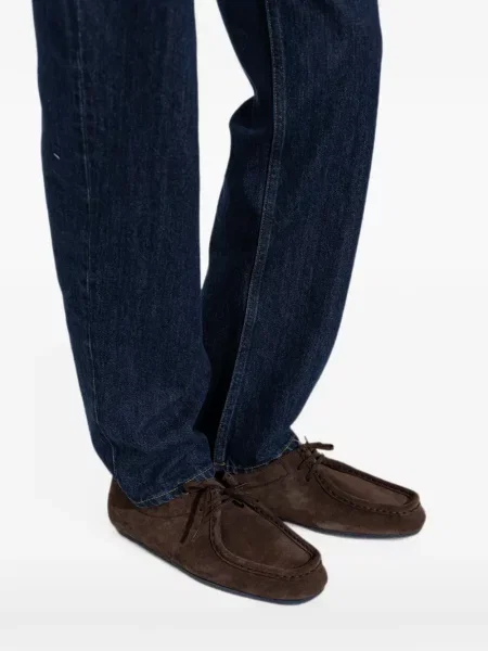 Σκαρπίνια oxford Jil Sander σουέτ καφέ